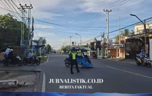 Ditlantas Polda Gorontalo Rutin Atur Arus Lalu Lintas di Simpang 3 Akses Jalan GOR, Cegah Kemacetan
